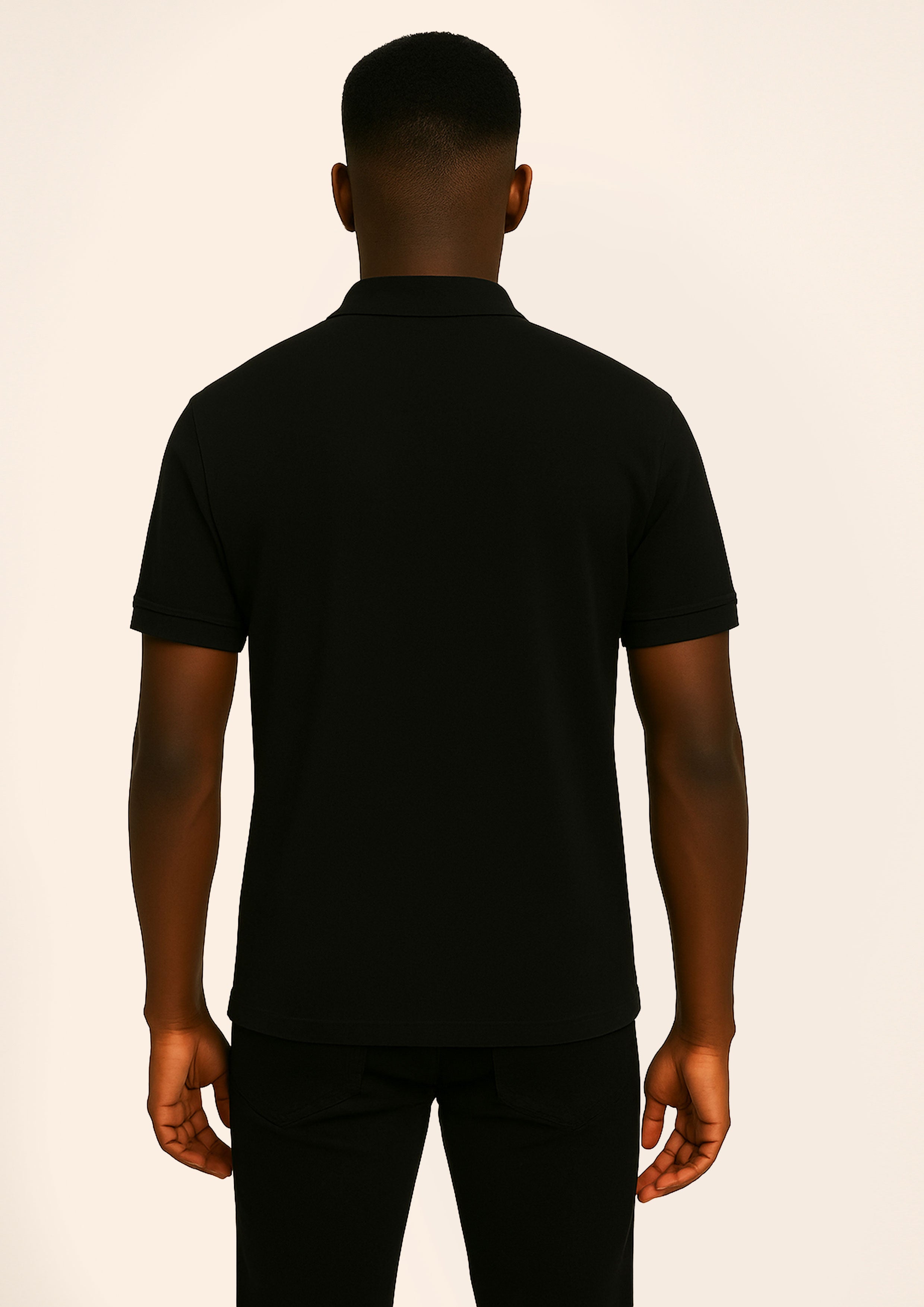 Art. 06 -  polo manica corta piquet blank
