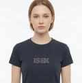 Art. 32 -  T-SHIRT Nero Donna strass neri